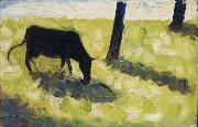 Georges Seurat Vache noire dans un Pre china oil painting artist